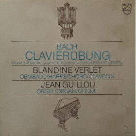Bach, Verlet, Guillou LP Clavierübung / Philips – 6769750 Nuovo  Bach, Verlet, Guillou LP Clavierübung / Philips – 6769750 Nuovo 