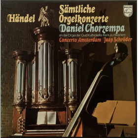 Händel, Chorzempa, Schröder LP Sämtliche Orgelkonzerte Nuovo  Händel, Chorzempa, Schröder LP Sämtliche Orgelkonzerte Nuovo 