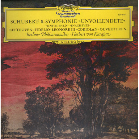 Schubert, Beethoven LP Unvollendete, Fidelio, Leonore III, Ouverturen Nuovo ‎