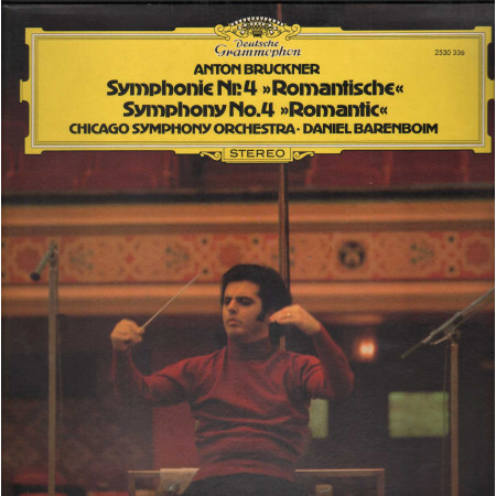 Bruckner, Chicago Symphony, Barenboim LP Symphonie Nr 4, Romantische Nuovo ‎