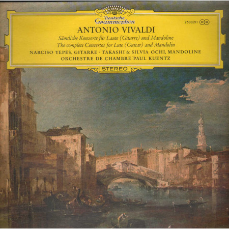 Vivaldi, Yepes, Takashi LP Sämtliche Konzerte Für Laute, Concertos For Luth  Nuovo ‎