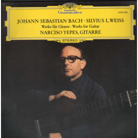 Bach, Weiss, Yepes LP Werke Für Gitarre, Works For Guitar / Deutsche – 2530096 Nuovo  Bach, Weiss, Yepes LP Werke Für Gitarre, Works For Guitar / Deutsche – 2530096 Nuovo 
