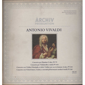 Antonio Vivaldi LP Concerto Per Flautino C Dur, P V 79, Per Violoncello C Moll, P V 434  Antonio Vivaldi LP Concerto Per Flautino C Dur, P V 79, Per Violoncello C Moll, P V 434 