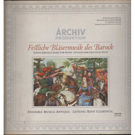 Musica Antiqua Wien LP Festliche Bläsermusik Des Barock / 198405‎ Nuovo