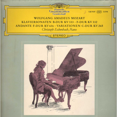 Mozart, Eschenbach LP Klaviersonate B-Dur KV 333, F-Dur KV 332 Nuovo