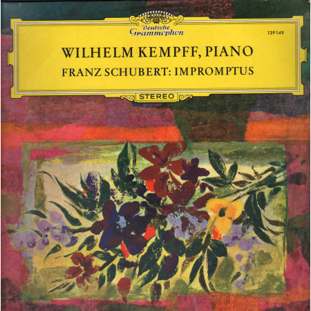 Schubert, Kempff LP Impromptus / Deutsche Grammophon – 139149 Nuovo