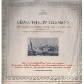Telemann LP Wassermusik, Suite N. 6, Konzert N. 3, Triosonate / 198198 Sigillato Telemann LP Wassermusik, Suite N. 6, Konzert N. 3, Triosonate / 198198 Sigillato