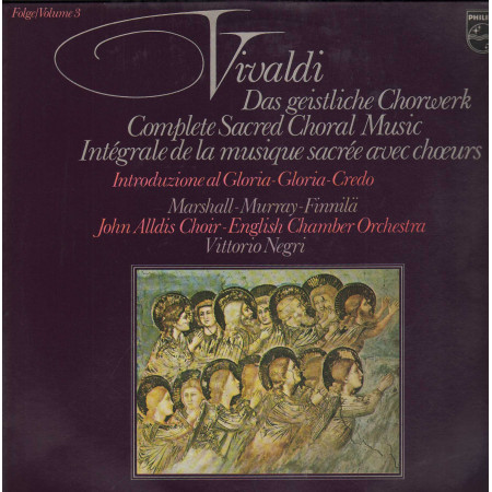 Vivaldi, Marshall, Murray LP La Musique Sacrée Avec Chœurs Folge Vol.3 Nuovo
