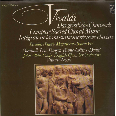 Antonio Vivaldi LP Das Geistliche Chorwerk, Folge 7 / Philips – 9500767 Nuovo