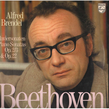 Beethoven, Brendel LP Klaviersonaten, Op. 2/3 & Op. 22 / Philips – 9500540 Nuovo