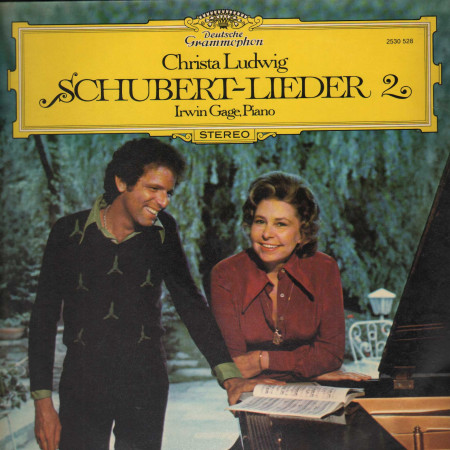 Ludwig, Gage, Schubert LP Schubert Lieder 2 / Deutsche Grammophon – 2530528 Nuovo