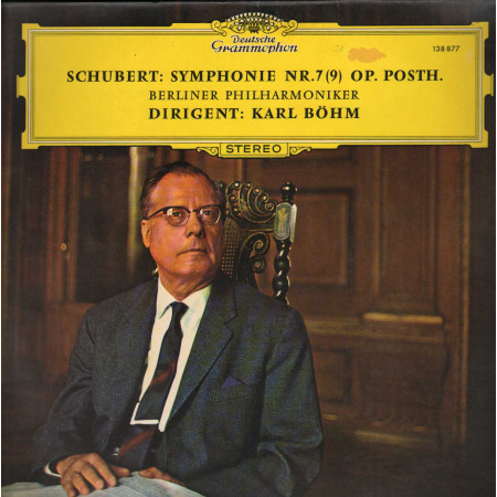 Schubert, Böhm LP Symphonie N. 7,9 / Deutsche Grammophon – 138877 Nuovo