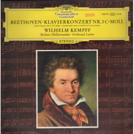 Beethoven, Leitner LP Konzert Für Klavier Und Orchester N.3 C Moll Nuovo