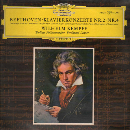 Beethoven, Kempff, Leitner LP Klavierkonzerte N.2, 4 / 138775SLPM Nuovo