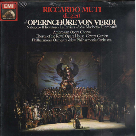 Muti, Verdi LP Opernchöre Von Verdi / His Master's Voice – 7498811Sigillato
