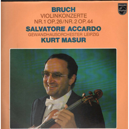 Bruch, Accardo, Masur LP Violinkonzerte Nr. 1 Op. 26 / Nr. 2 Op. 44 Nuovo