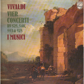 Vivaldi, I Musici LP Vier Concerti RV 525, 546, 553 & 575 Nuovo Vivaldi, I Musici LP Vier Concerti RV 525, 546, 553 & 575 Nuovo