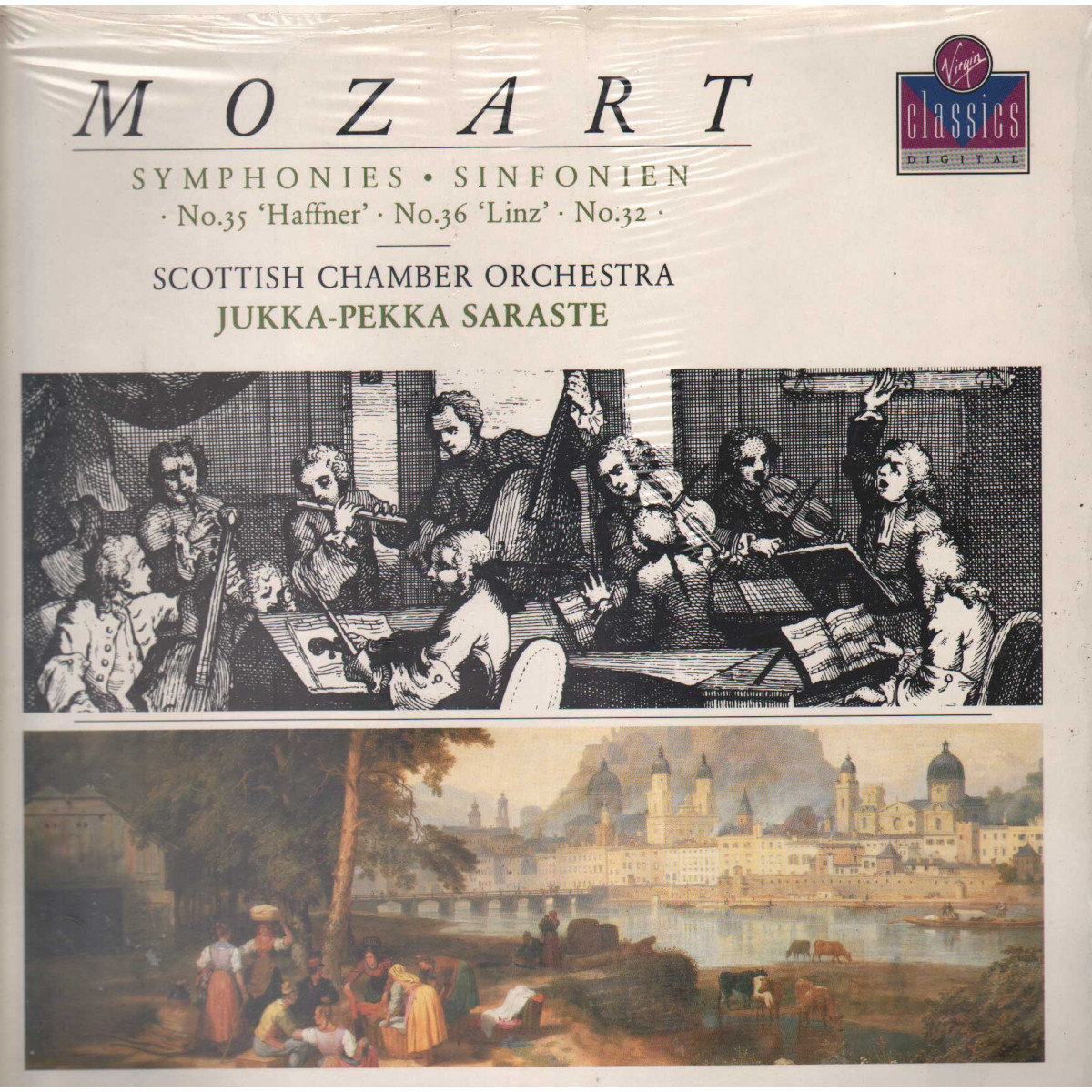 Mozart, Saraste LP Symphonies No. 35 Haffner, No. 36 Linz No. 32