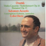 Dvorák, Accardo, Davis LP Violin Concerto Op. 53 / Romance Op. 11 Nuovo