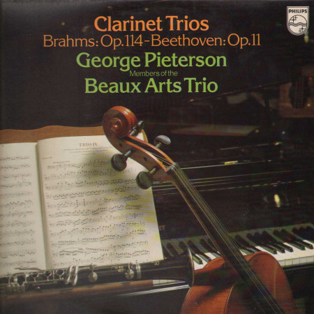Pieterson, Brahms, Beethoven LP Clarinet Trios - Brahms: Op. 114 / Beethoven Op. 11 Nuovo