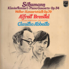 Schumann, Weber, Brendel LP Klavierkonzert Op. 54 / Konzertstuck Op. 79 Nuovo Schumann, Weber, Brendel LP Klavierkonzert Op. 54 / Konzertstuck Op. 79 Nuovo