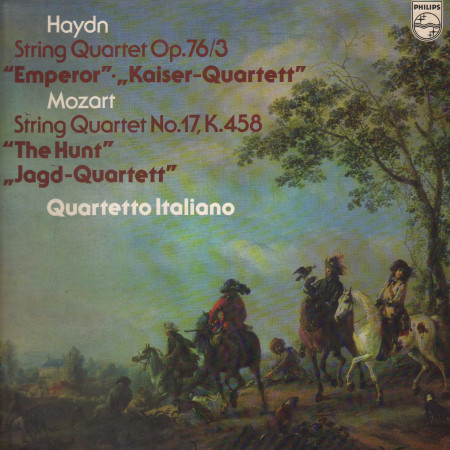 Haydn, Mozart, Quartetto Italiano LP Emperor Quartet / The Hunt Quartet Nuovo