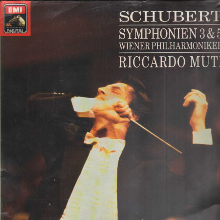 Schubert, Muti LP Symphonien 3 & 5 / His Master's Voice – EL7498501 Sigillato