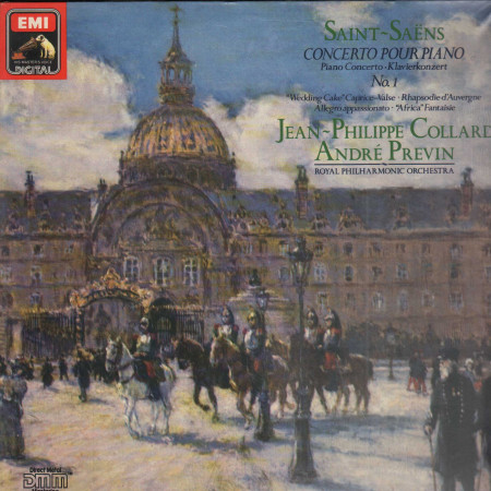 Saint-Saens, Collard, Previn LP Concerto Pour Piano No. 1 Sigillato