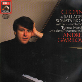 Chopin, Gavrilov LP Four Ballades, Sonata No. 2 Funeral March Sigillato Chopin, Gavrilov LP Four Ballades, Sonata No. 2 Funeral March Sigillato