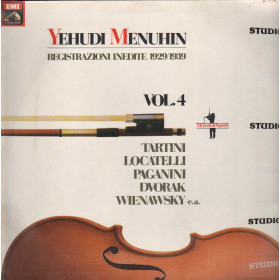 Menuhin LP Registrazioni Inedite 1929/1939 Vol. 4 / EMI – 532908731 Sigillato Menuhin LP Registrazioni Inedite 1929/1939 Vol. 4 / EMI – 532908731 Sigillato