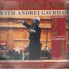 Ashkenazy, Gavrilov LP Rachmaninov: Piano Concerto No. 2, Tchaikovsky: Symphony No. 4 Sigillato Ashkenazy, Gavrilov LP Rachmaninov: Piano Concerto No. 2, Tchaikovsky: Symphony No. 4 Sigillato