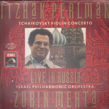 Tchaikovsky, Perlman LP Violin Concerto Live In Russia / EMI – 7541081 Sigillato