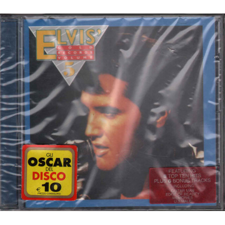 Elvis Presley  CD Elvis' Gold Records - Volume 5 Nuovo Sigillato 0078636746623
