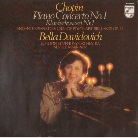 Chopin, Davidovich LP Piano Concerto No. 1 / Philips – 9500889 Nuovo