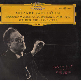 Mozart, Bohm LP Symphonien Nr. 35 Haffner, Nr. 32 G-Dur, Nr. 38 Prager Nuovo Mozart, Bohm LP Symphonien Nr. 35 Haffner, Nr. 32 G-Dur, Nr. 38 Prager Nuovo