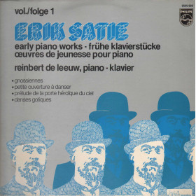 Satie, de Leeuw LP Early Piano Works Vol./Folge 1 / Philips – 9500880 Nuovo Satie, de Leeuw LP Early Piano Works Vol./Folge 1 / Philips – 9500880 Nuovo