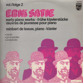 Satie, de Leeuw LP Early Piano Works, Vol./Folge 2 / Philips – 9500870 Nuovo Satie, de Leeuw LP Early Piano Works, Vol./Folge 2 / Philips – 9500870 Nuovo