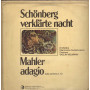 Schoenberg, Mahler, Neumann LP Verklärte Nacht, Adagio Dalla Sinfonia N 10 Nuovo