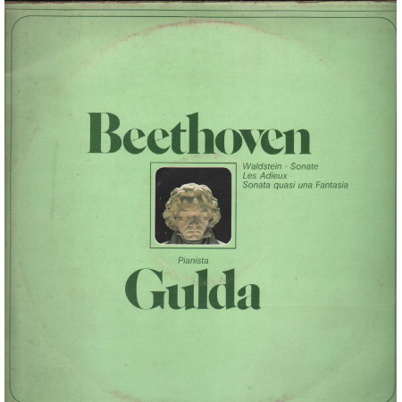 Beethoven, Gulda LP Waldstein Sonate, Les Adieux, Sonata Quasi Una Fantasia Nuovo