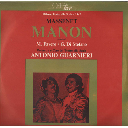 Giuseppe di Stefano LP Massenet: Manon (Selezione) / Fonit Cetra– LO11 Nuovo