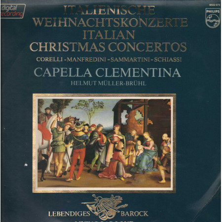 Corelli, Manfredini LP Italienische Weihnachtskonzerte / Philips – 9502075 Nuovo