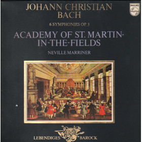 Bach, Marriner LP 6 Symphonies Op. 3 / Philips – 9502001 Nuovo Bach, Marriner LP 6 Symphonies Op. 3 / Philips – 9502001 Nuovo
