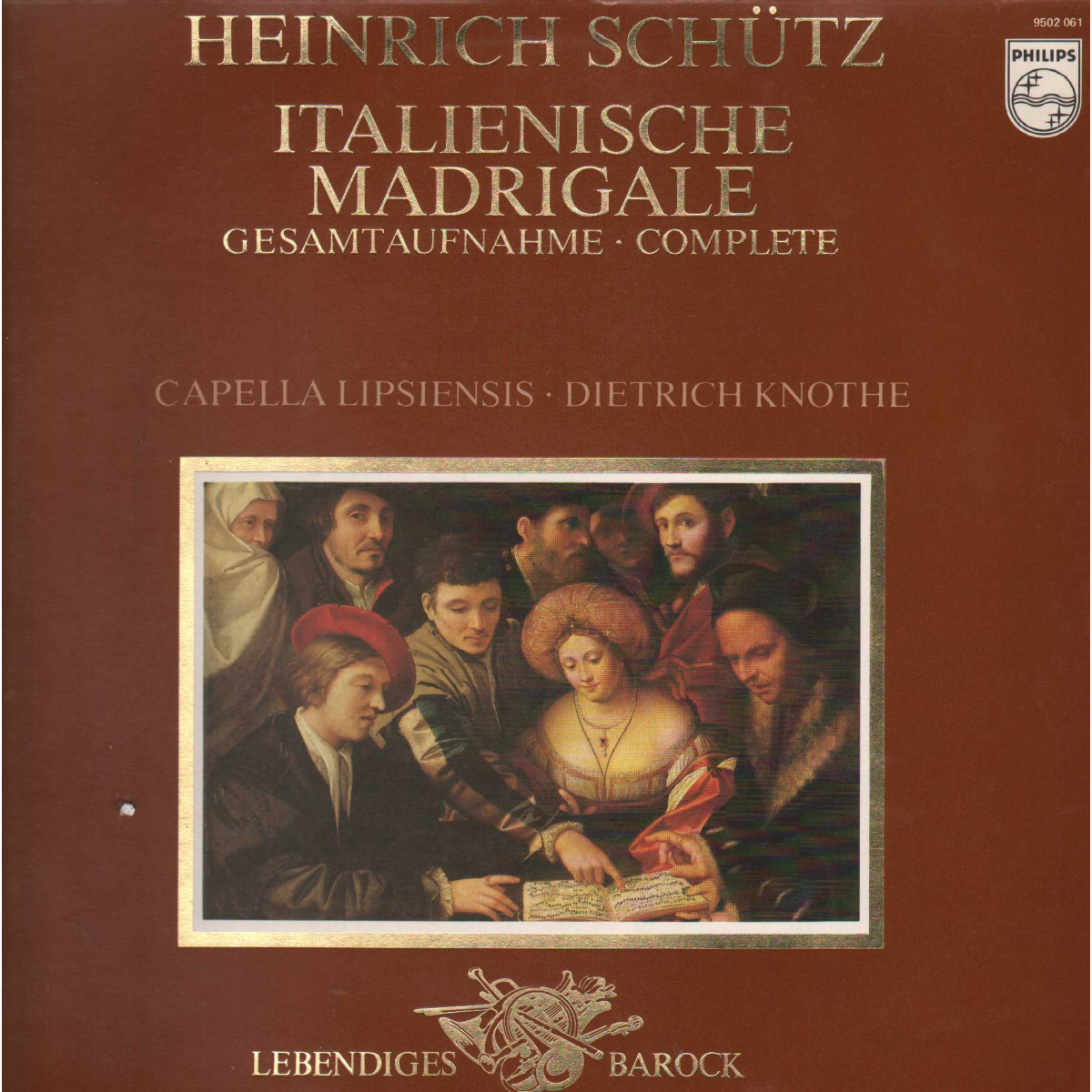 Schutz, Knothe LP Italienische Madrigale, Gesamtaufnahme Complete