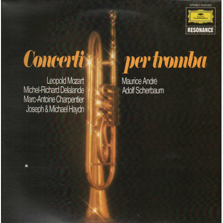 Scherbaum, Andre LP Concerti Per Tromba Deutsche Grammophon 2535622 Nuovo