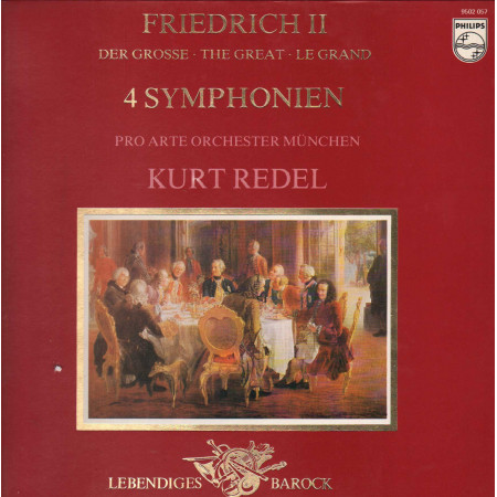 Der Grosse, Redel LP 4 Symphonien / Philips – 9502057 Nuovo