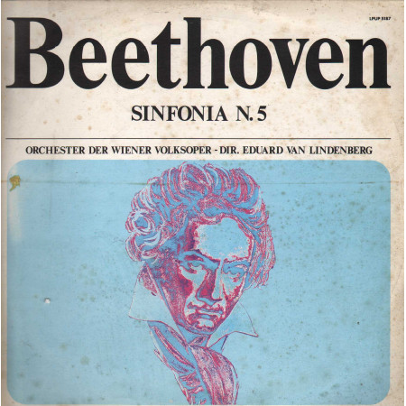 Beethoven, Lindenberg LP Sinfonia N. 5 / Up – LPUP5187 Nuovo