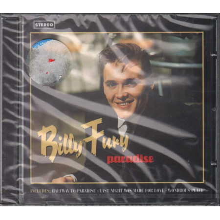 Billy Fury CD Paradise Nuovo Sigillato  0731455001129