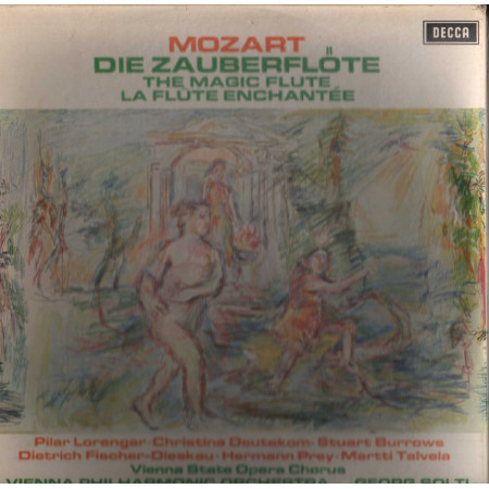Solti, Mozart LP Die Zauberflote, The Magic Flute, La Flute Enchantée / SET47981 Nuovo