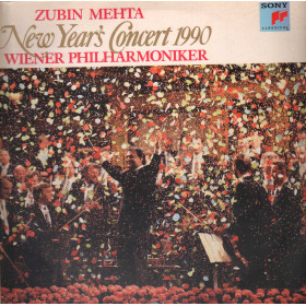 Mehta, Wiener Philharmoniker LP New Year's Concert 1990 / Sony – S45808 Nuovo Mehta, Wiener Philharmoniker LP New Year's Concert 1990 / Sony – S45808 Nuovo