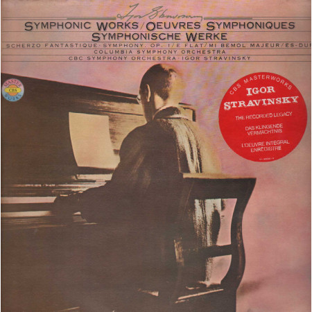 Stravinsky, Columbia Orchestra LP Symphonic Works / CBS – 79242 Nuovo